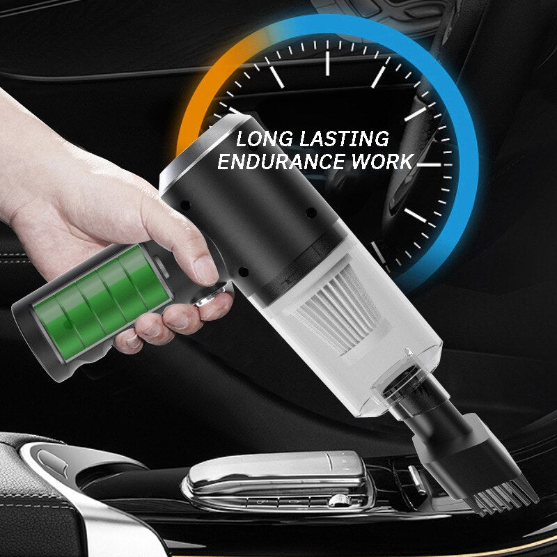 High Powered Vacuum Cleaner USB Charging for Car and Household