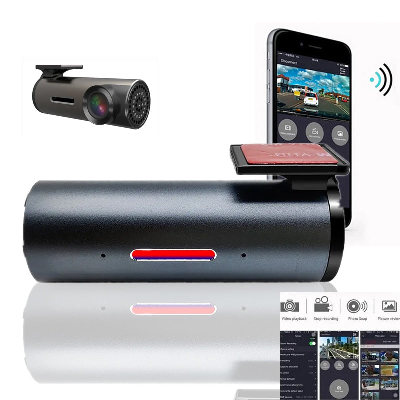 360 Degree Wifi Car DVR HD 1080P Dash Cam Auto Recorder Video DashCam With 24H Parking Monitor
