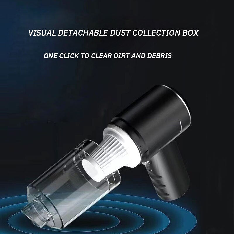 High Powered Vacuum Cleaner USB Charging for Car and Household